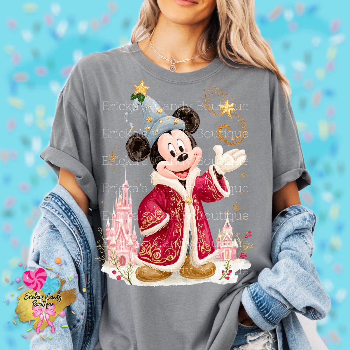Winter Sorcerer Mouse - Kids & Adult Apparel