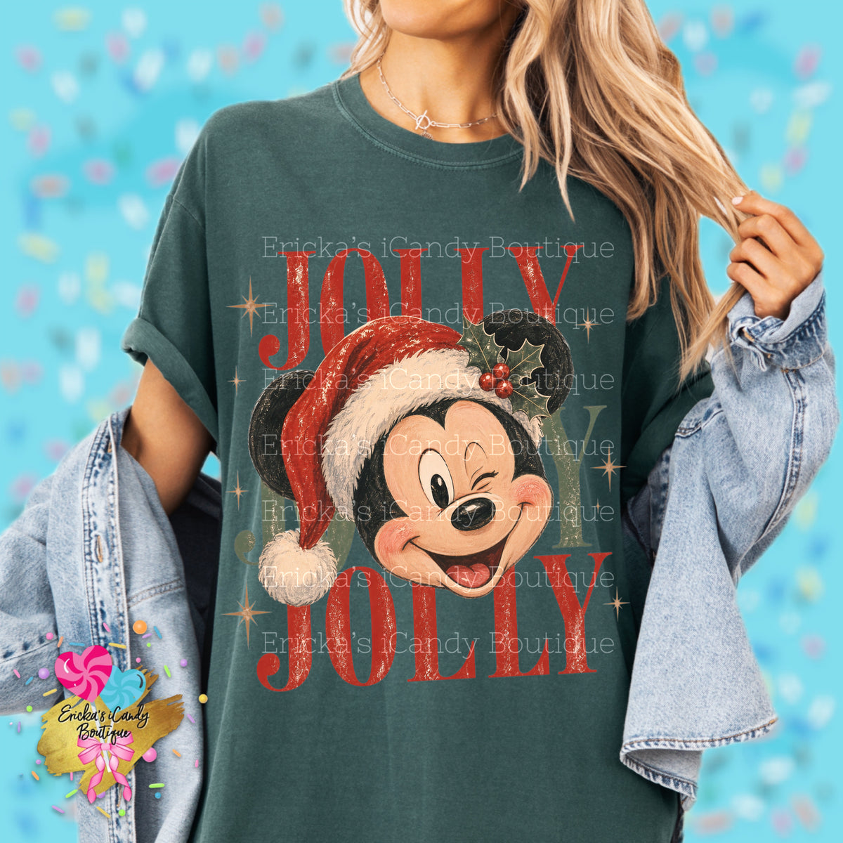 Jolly Mouse (Girl or Boy)- Kids & Adult Apparel