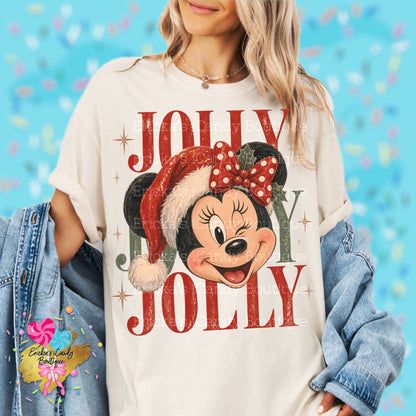Jolly Mouse (Girl or Boy)- Kids & Adult Apparel