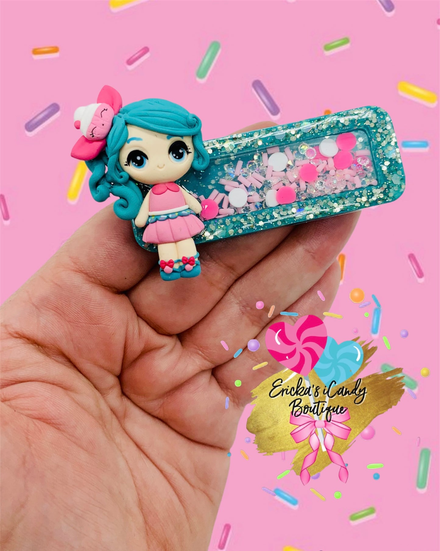 Shopkin Cupcake 🧁 Resin Shaker Clippie